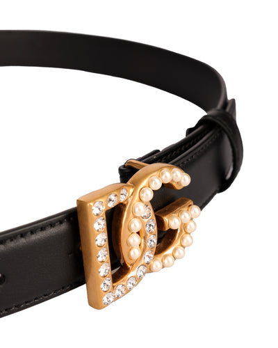 DOLCE & GABBANA LEATHER BELT