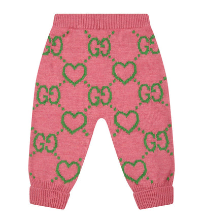 GUCCI KIDS GG HEARTS TROUSERS