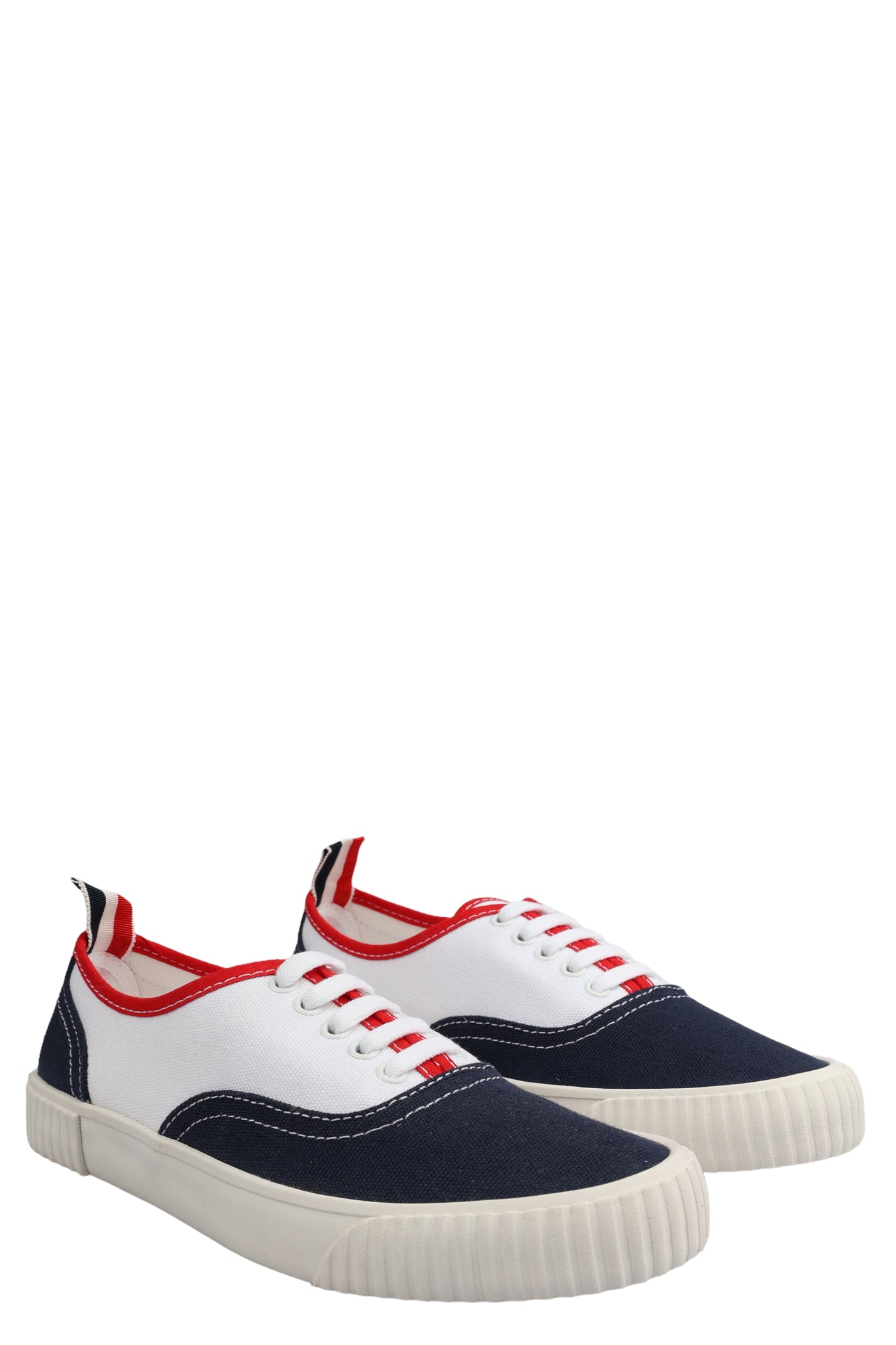 THOM BROWNE HERITAGE CANVAS SNEAKERS