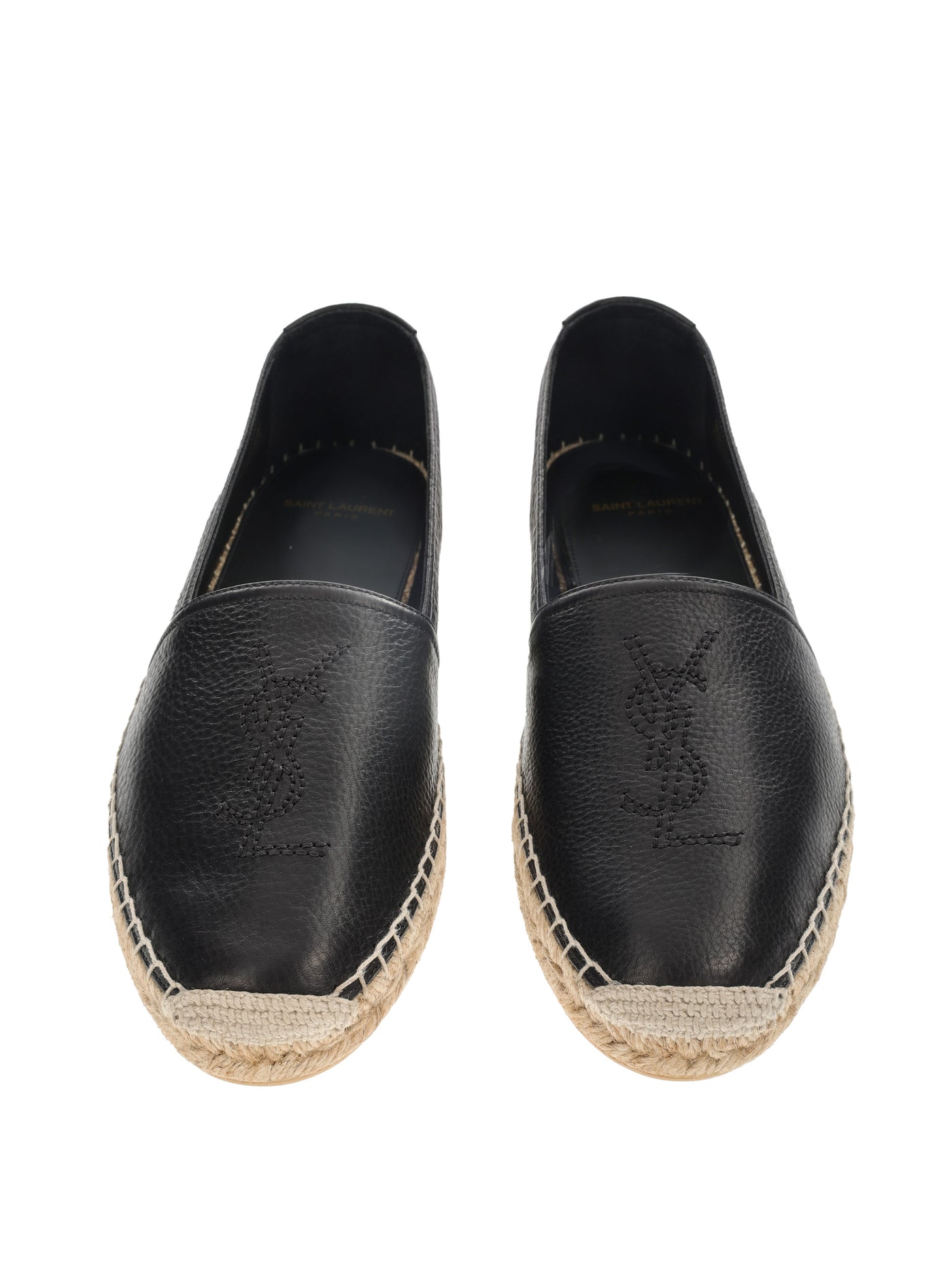 SAINT LAURENT BLACK ESPADRILLES