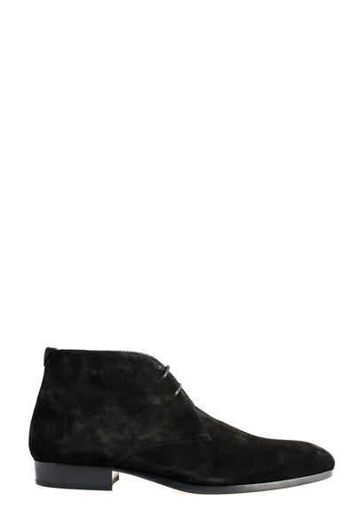 SAINT LAURENT LEATHER ANKLE BOOTS