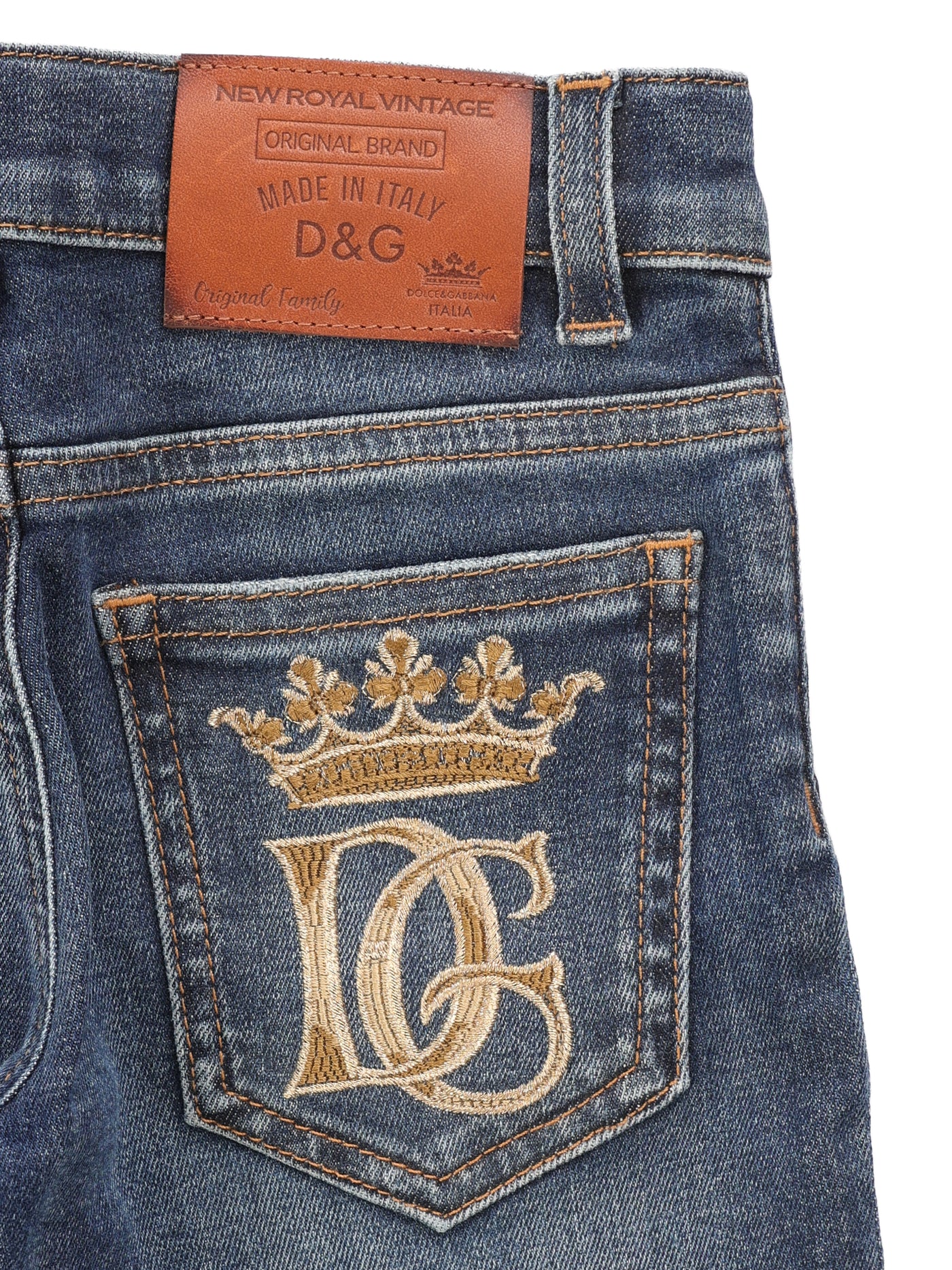 DOLCE & GABBANA KIDS JEANS PANTS