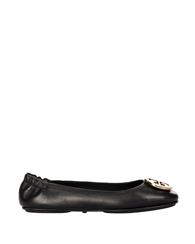 TORY BURCH LEATHER BALLERINAS