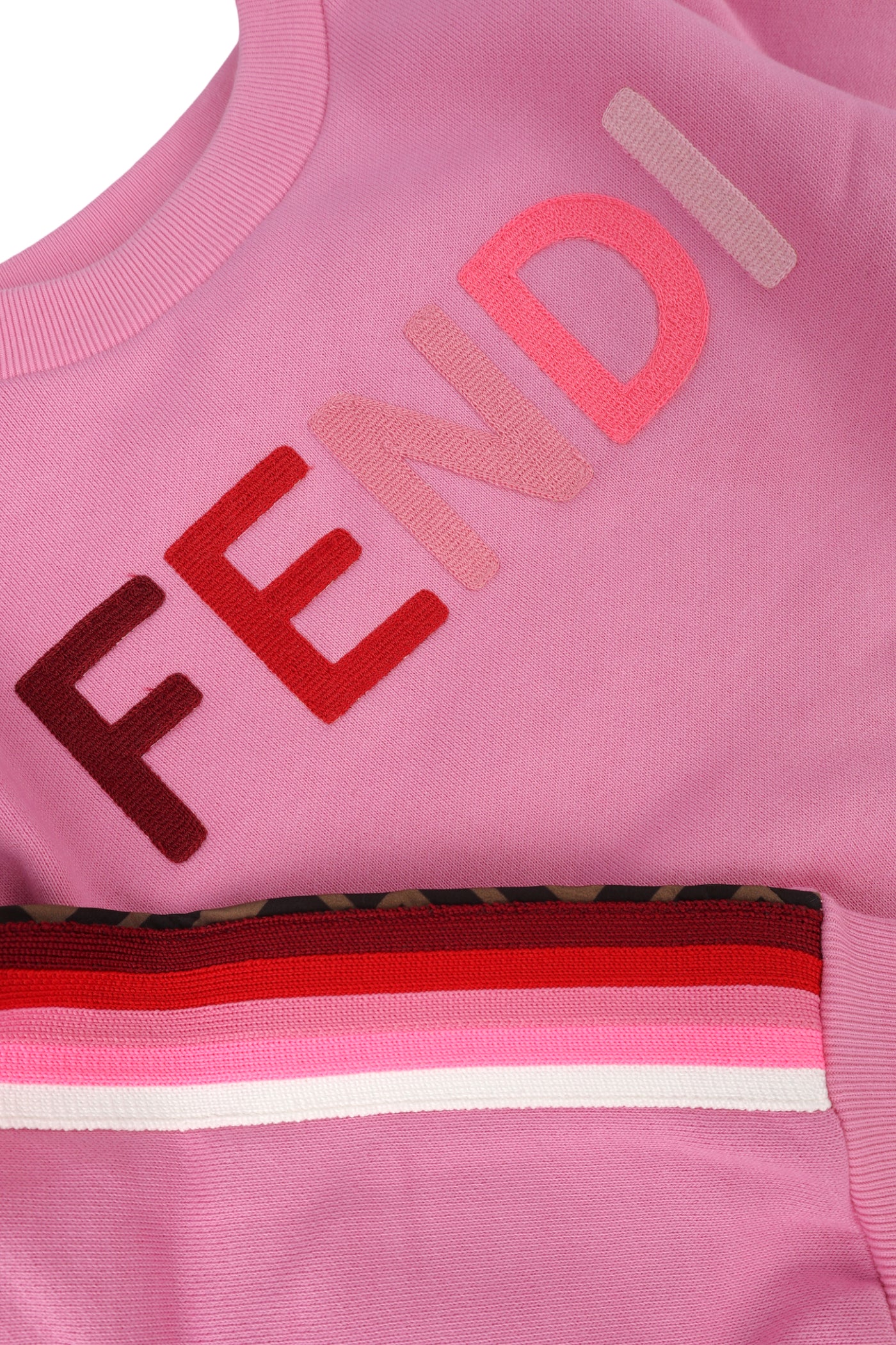 FENDI KIDS SWEATSHIRT WITH LOGO