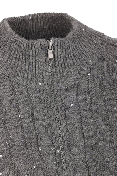 BRUNELLO CUCINELLI PULLOVER ZIP