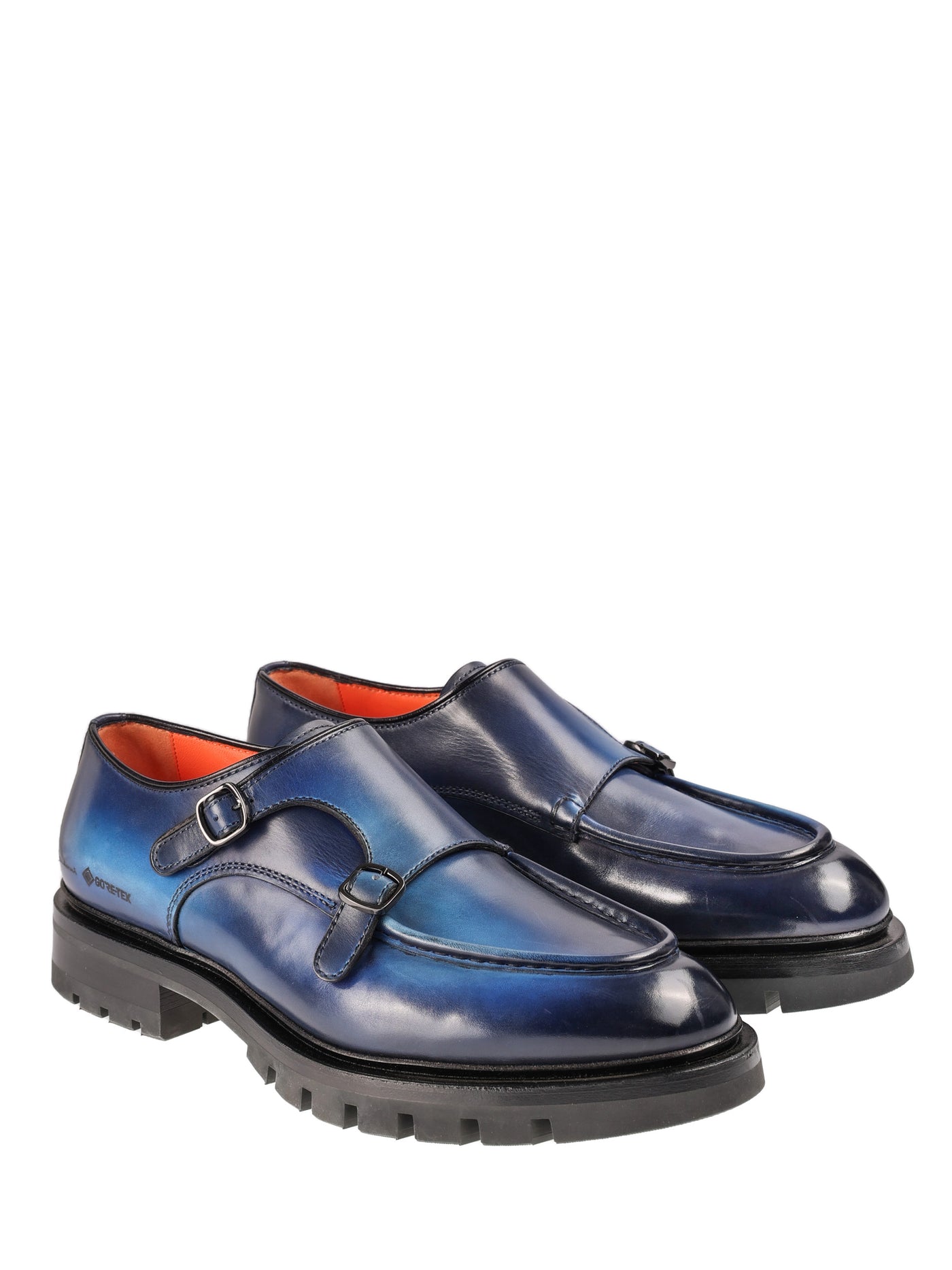 SANTONI LEATHER LOAFERS