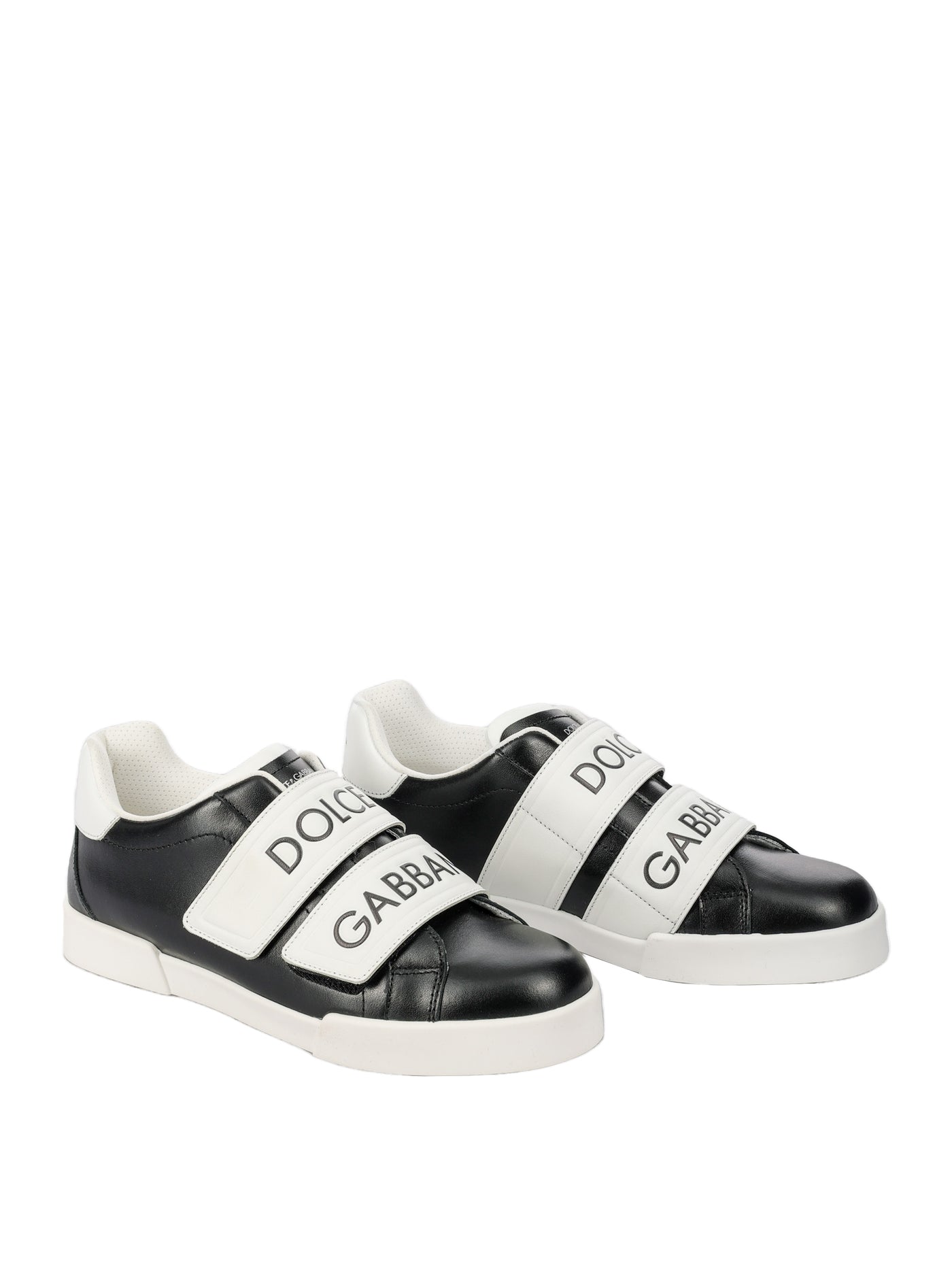 DOLCE & GABBANA KIDS LEATHER SNEAKERS