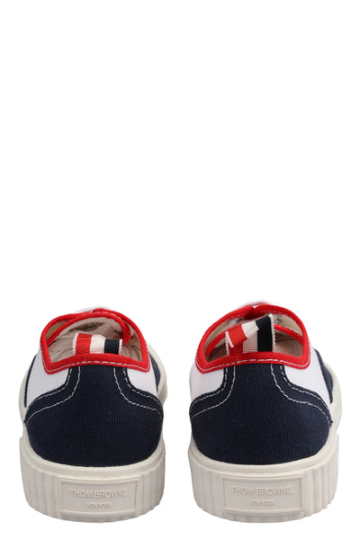 THOM BROWNE HERITAGE CANVAS SNEAKERS