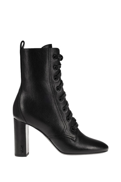 SAINT LAURENT LEATHER ANKLE BOOTS