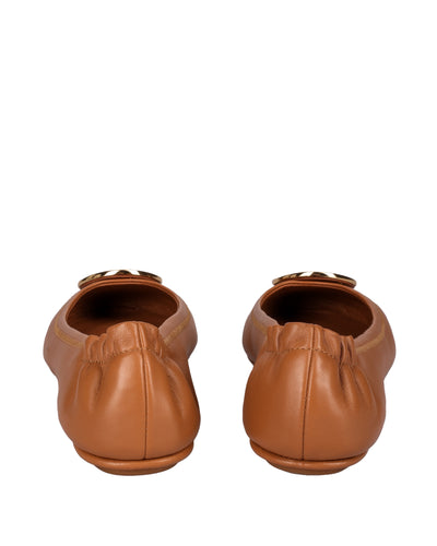 TORY BURCH LEATHER BALLERINAS