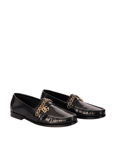 DOLCE & GABBANA LEATHER LOAFERS