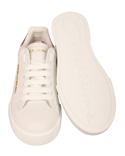 DOLCE & GABBANA LEATHER SNEAKERS