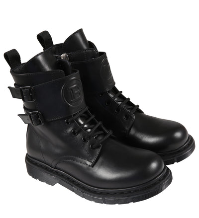 BALMAIN KIDS ANKLE BOOTS