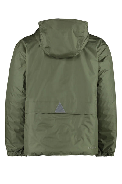 MONCLER GRENOBLE LEUK DAY-NAMIC GREEN DOUBLE FACED DOWN JACKET