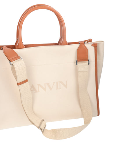 LANVIN PM TOTE BAG BEIGE HANDBAG