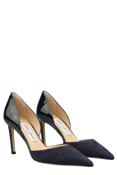 JIMMY CHOO LEATHER DECOLLETES