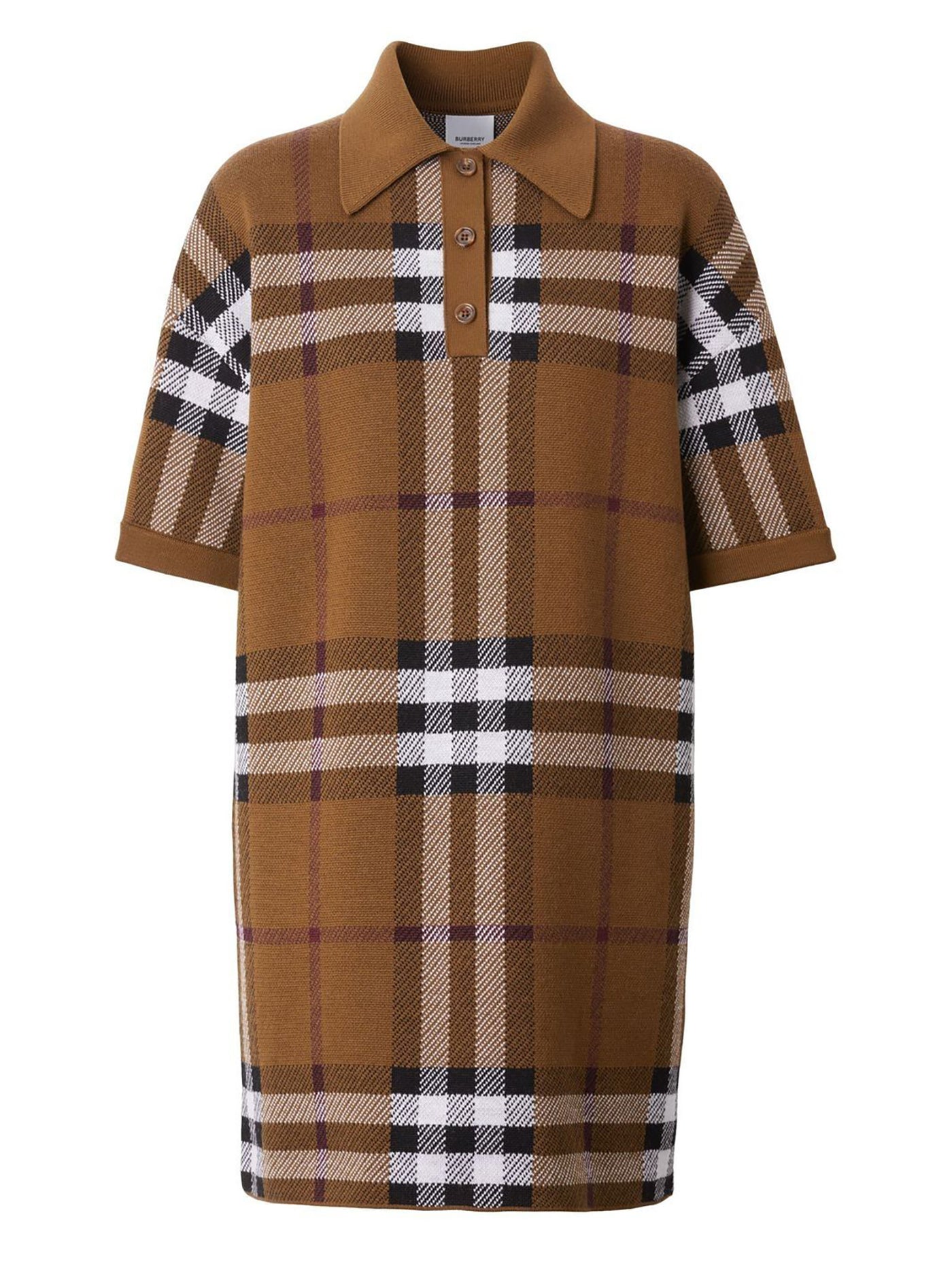 BURBERRY DRESS WITH COLLAR