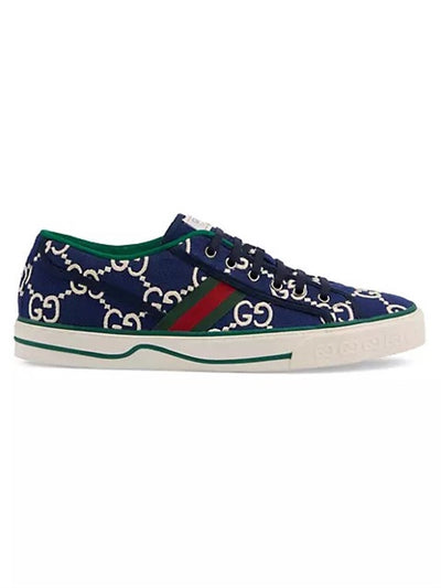 GUCCI TENNIS 1977 INK BLUE SNEAKERS