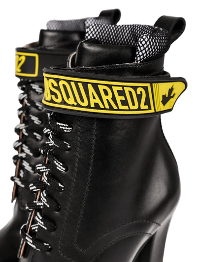 DSQUARED2 LEATHER ANKLE BOOTS