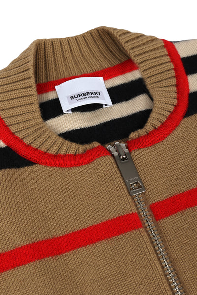 BURBERRY KIDS PULLOVER WIT ZIP