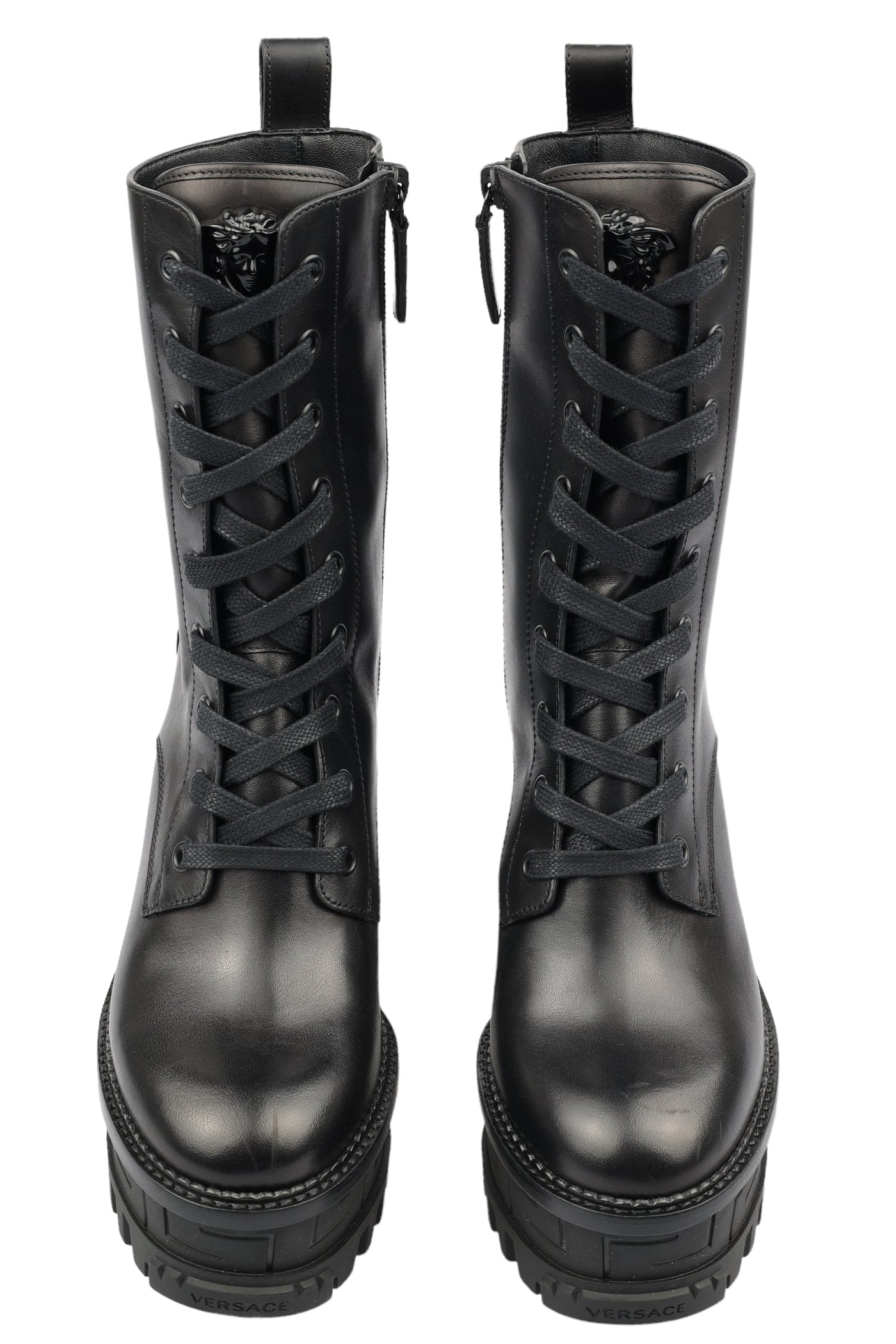 VERSACE LEATHER BOOTS