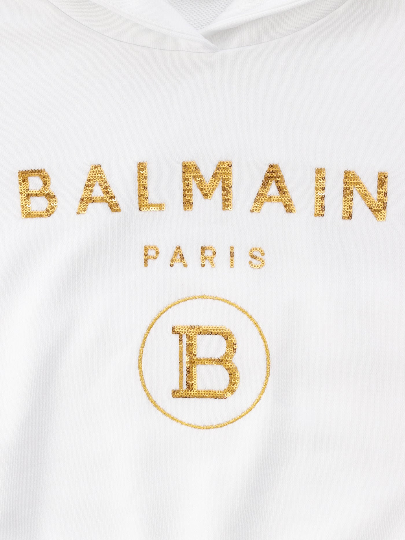 BALMAIN KIDS SWEATSHIRT WITH HOOD