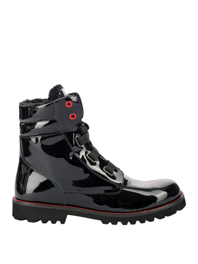 DOLCE & GABBANA LEATHER KIDS ANKLE BOOTS