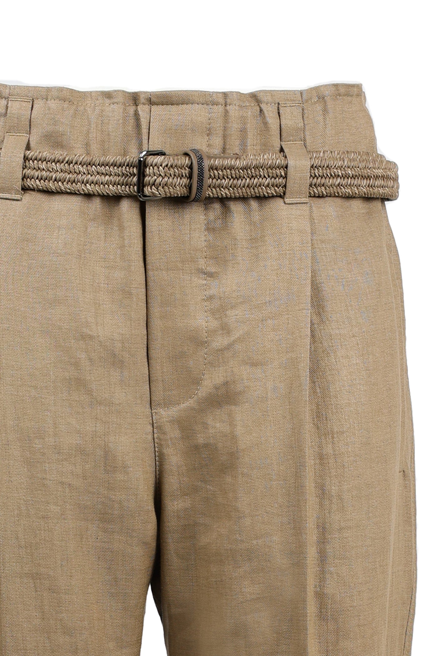 BRUNELLO CUCINELLI LINEN TROUSERS