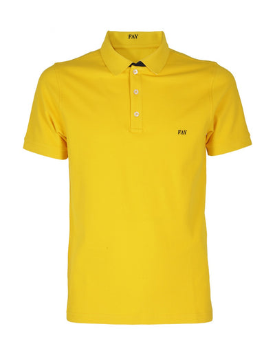 FAY YELLOW POLO SHIRT