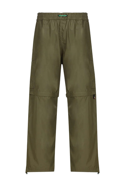 MONCLER GRENOBLE GREEN TROUSERS 