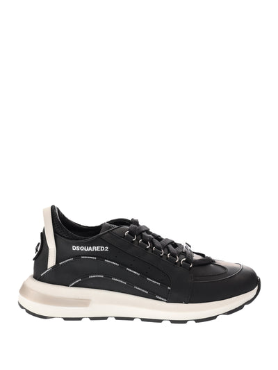 DSQUARED2 KIDS LEATHER SNEAKERS