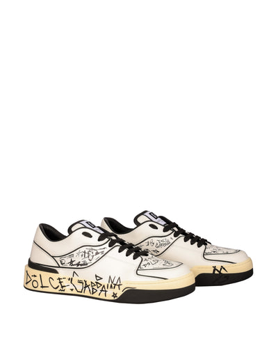 DOLCE & GABBANA LEATHER SNEAKERS