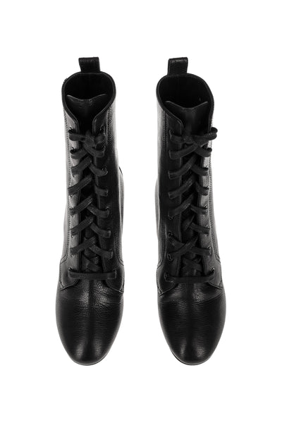 SAINT LAURENT LEATHER ANKLE BOOTS