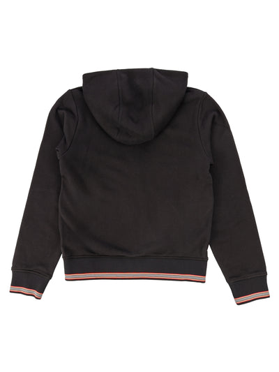 BURBERRY KIDS SWEATSHIRT WITH ZIP & HOOD