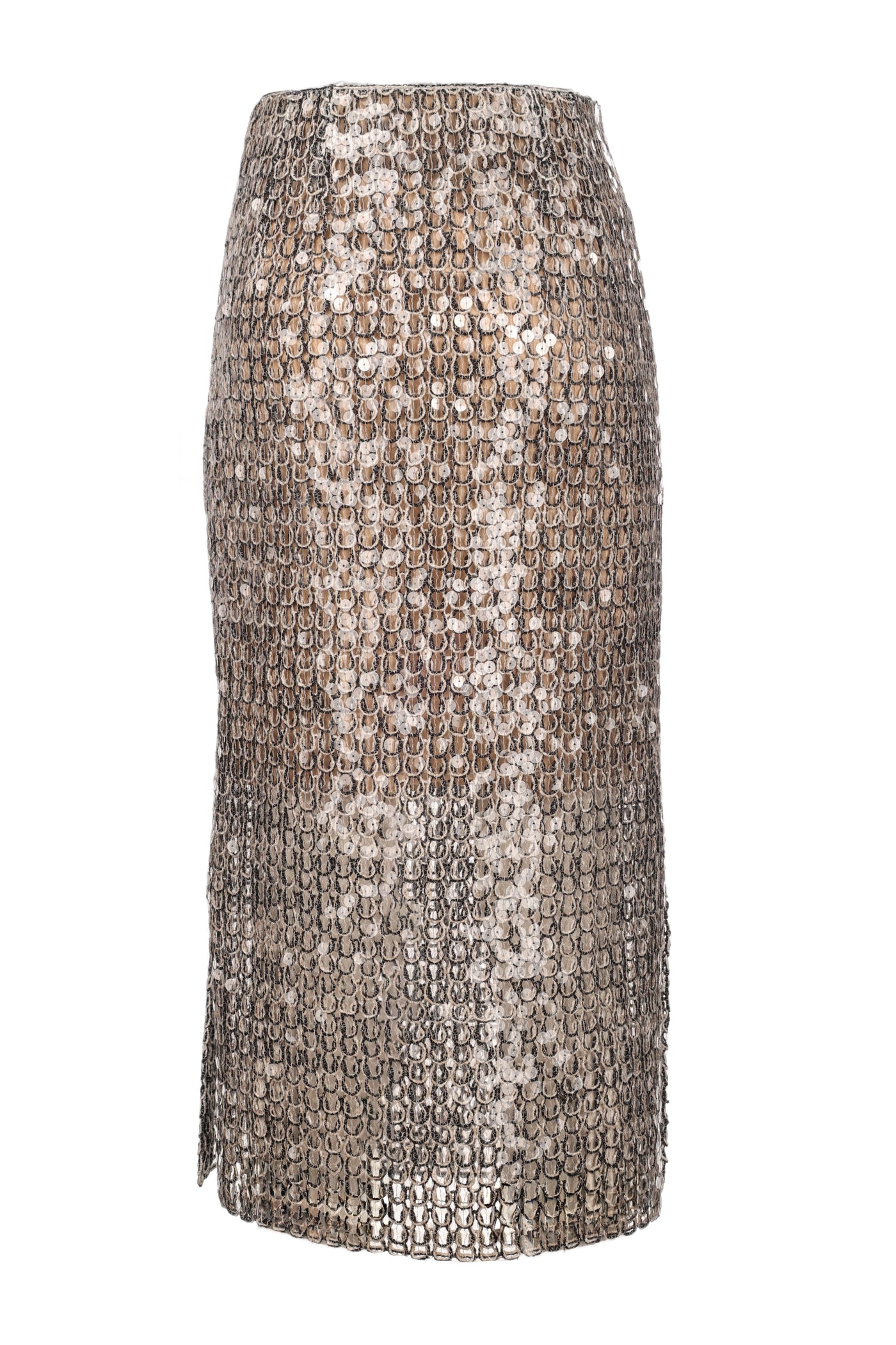 BRUNELLO CUCINELLI SEQUIN MIDI PENCIL SKIRT