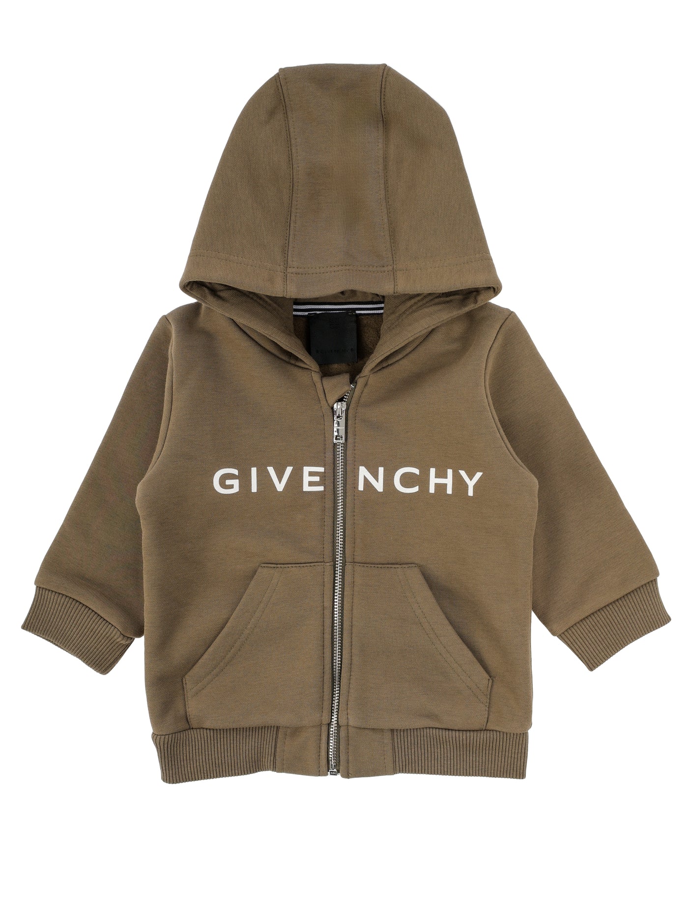 GIVENCHY KIDS SWEATSHIRT WITH ZIP & HOOD