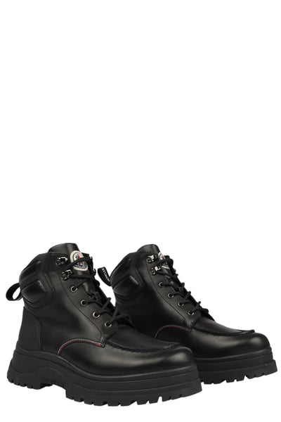 MONCLER LEATHER BOOTS