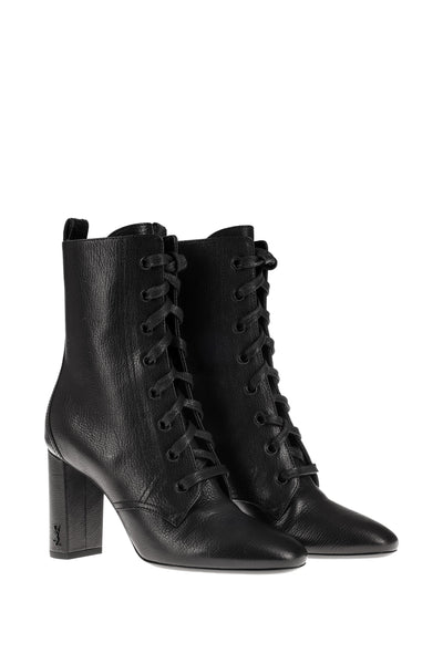 SAINT LAURENT LEATHER ANKLE BOOTS