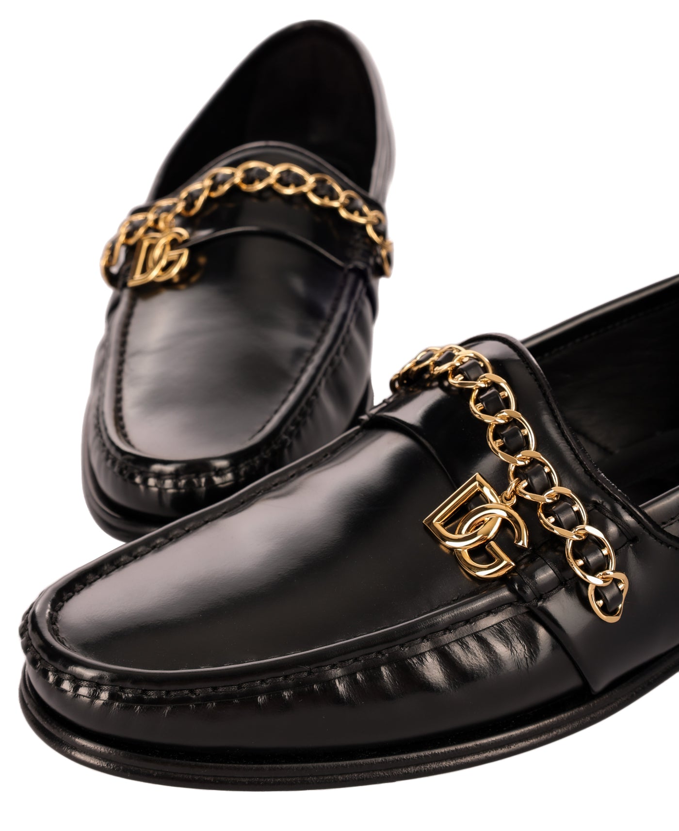 DOLCE & GABBANA LEATHER LOAFERS