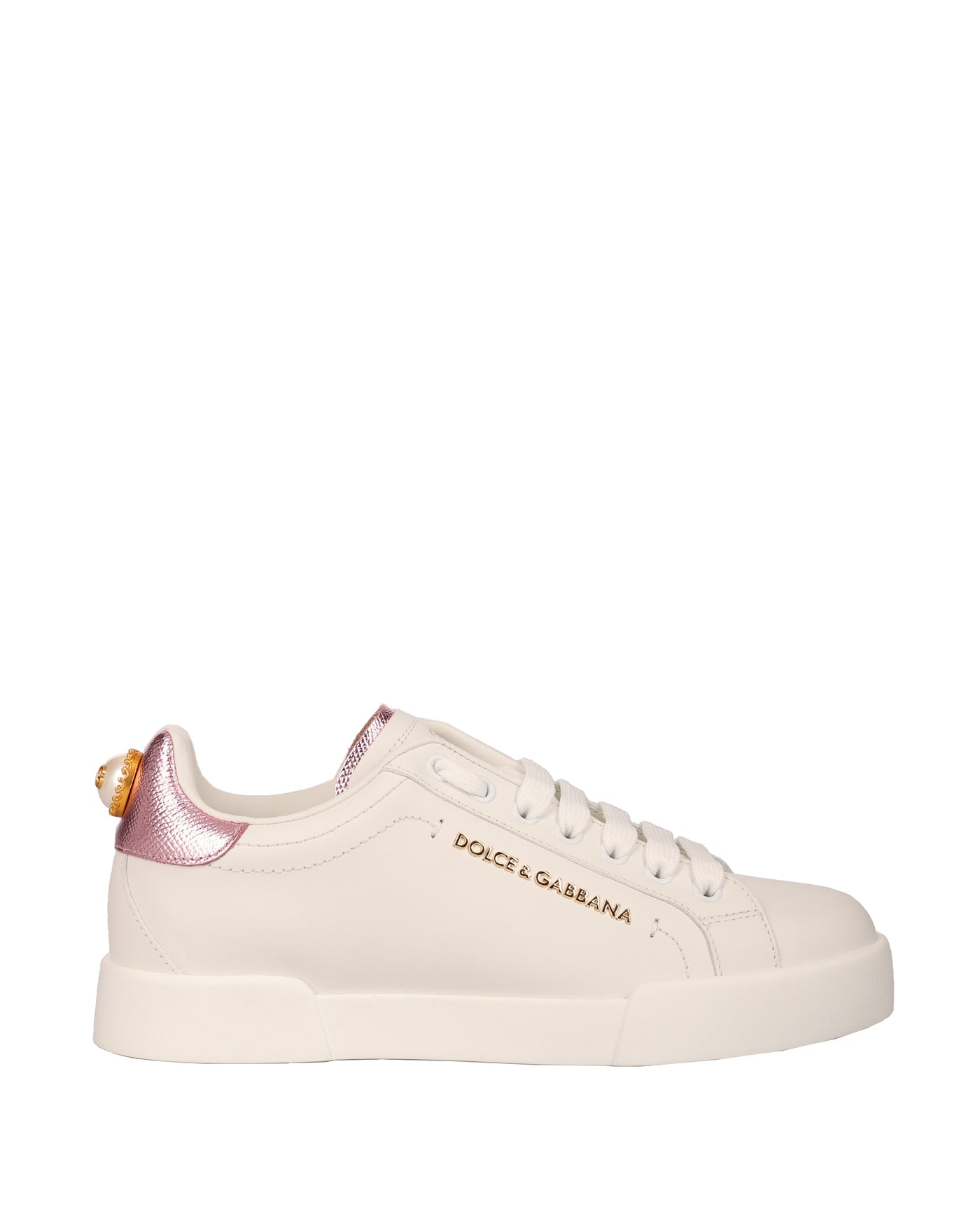 DOLCE & GABBANA LEATHER SNEAKERS