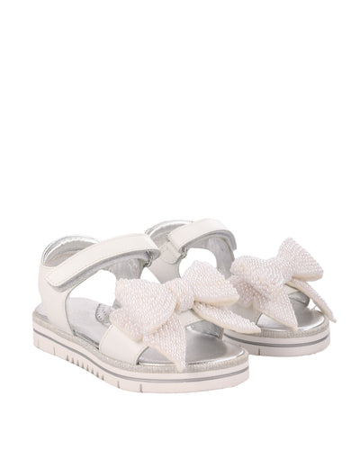 MONNALISA KIDS LEATHER SANDALS