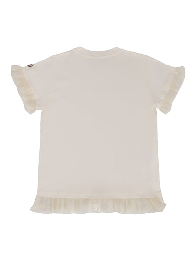 MONCLER KIDS GIRL T-SHIRT WITH DETAIL