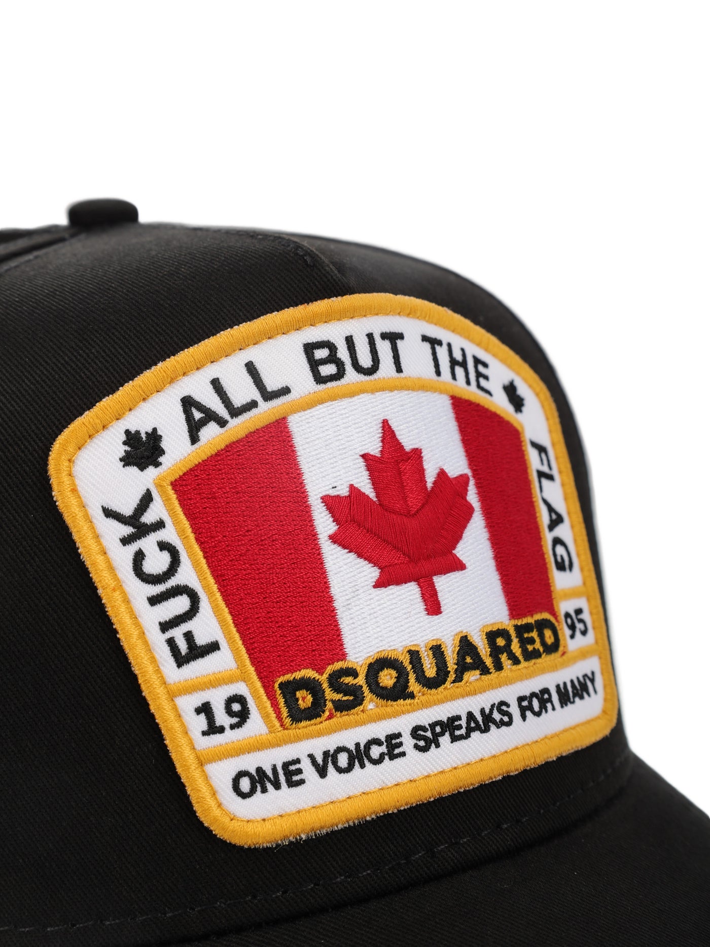 DSQUARED2 CANADA PATCH BLACK CAP