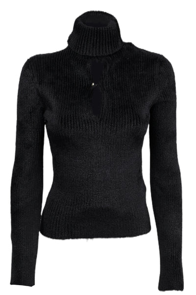 MONCLER VISCOSE TURTLENECK SWEATER