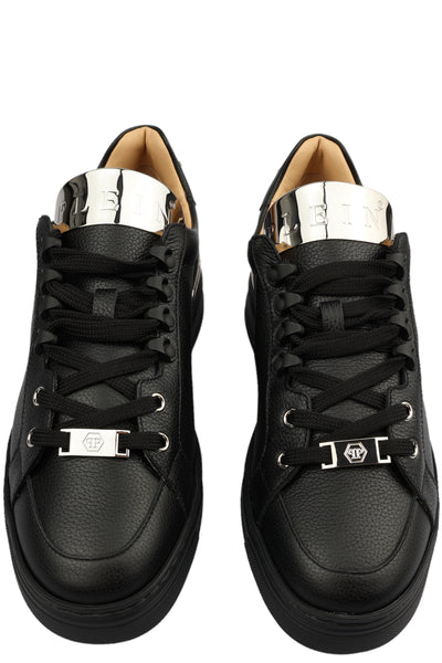 PHILIPP PLEIN LEATHER SNEAKERS