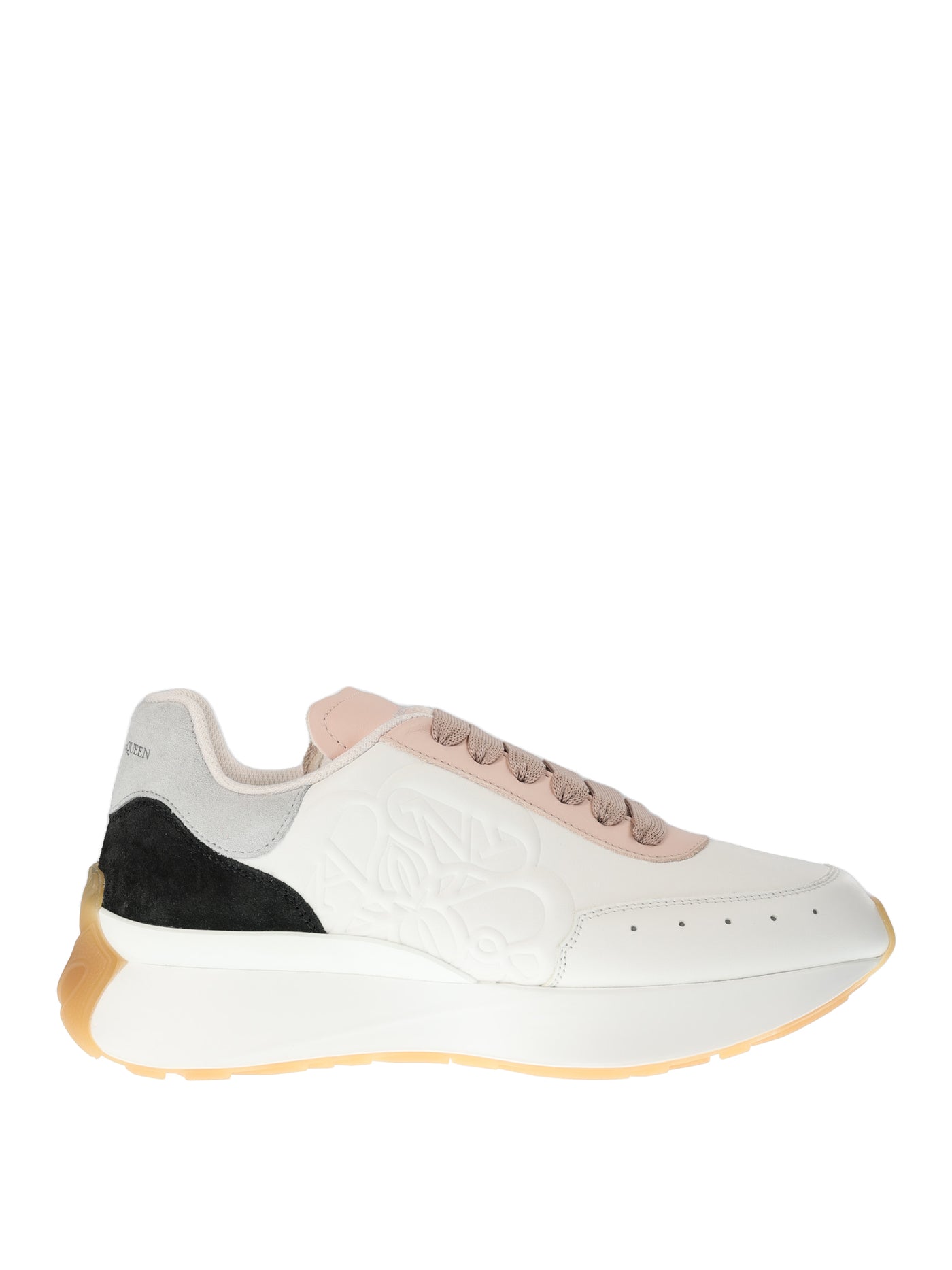 ALEXANDER MCQUEEN SPRINT RUNNER WHITE SNEAKERS