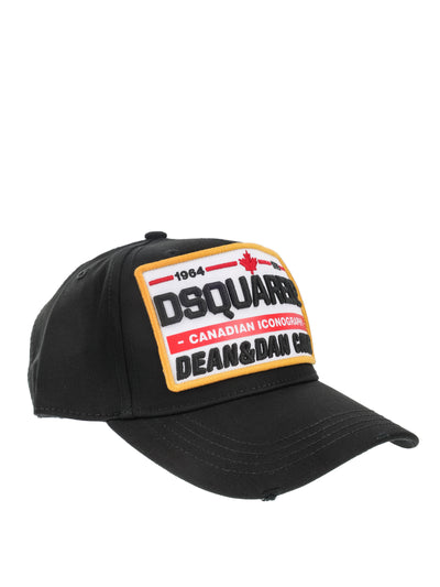 DSQUARED2 PATCH BLACK CAP