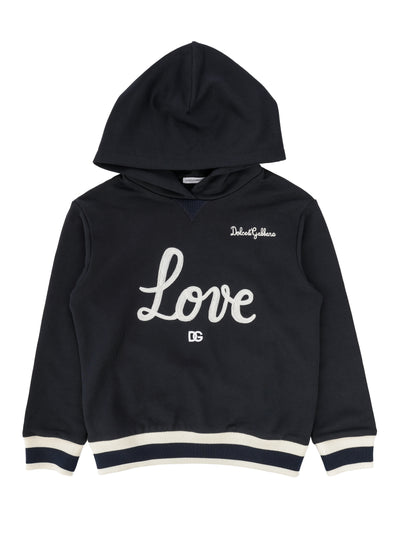 DOLCE & GABBANA KIDS SWEATSHIRT WITH LOGO DG