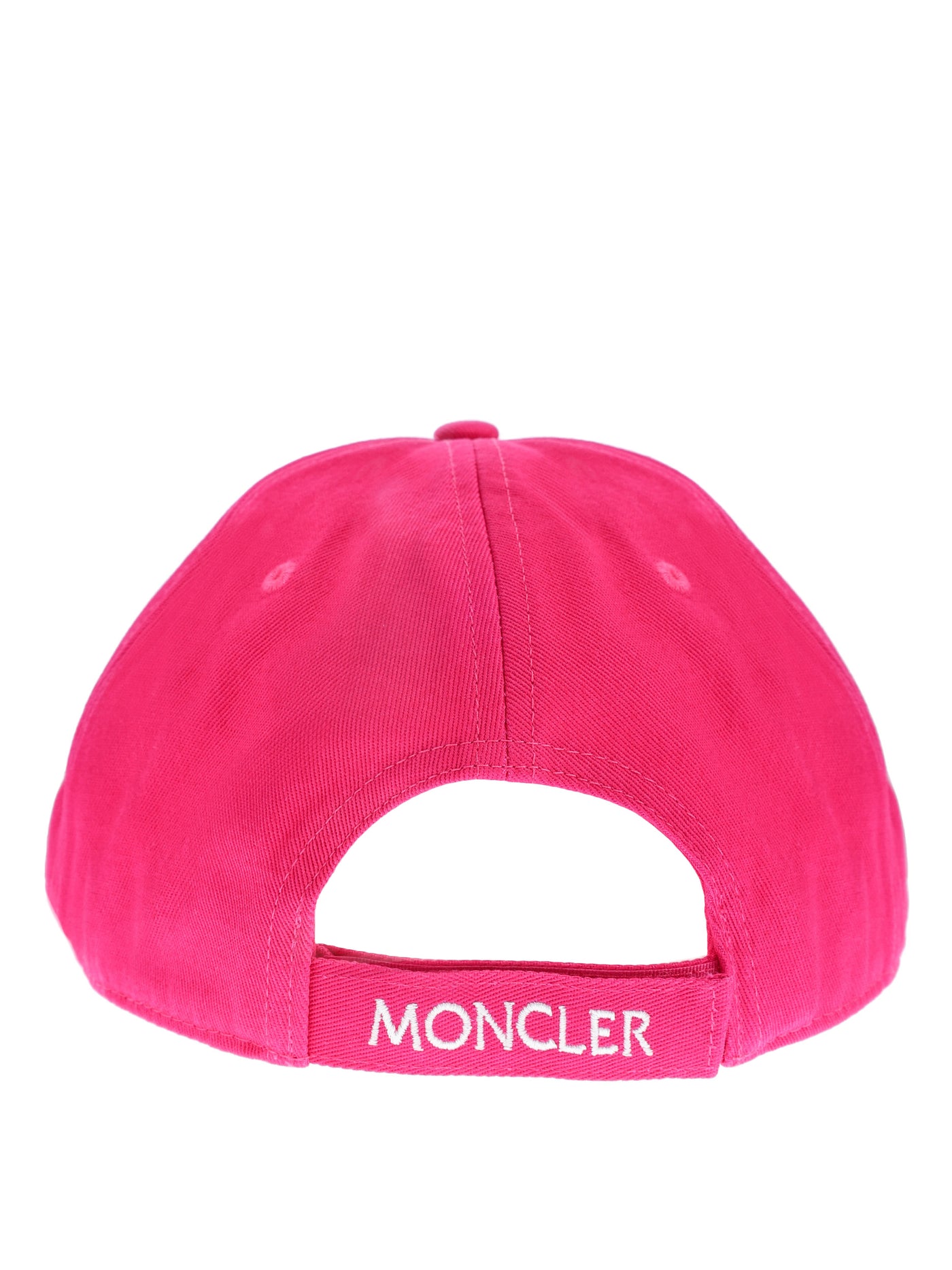 MONCLER FUCHSIA CAP WITH LOGO