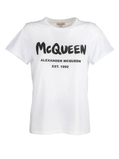 ALEXANDER MCQUEEN WHITE T-SHIRT